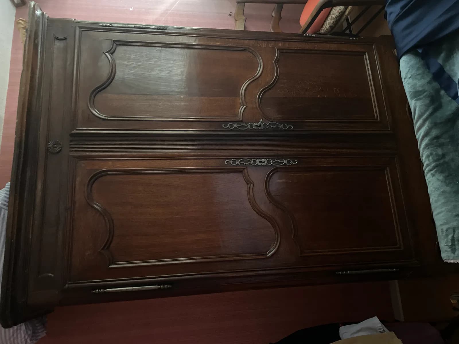 Ensemble chambre : armoire, lit et 2 commodes - Photo 1