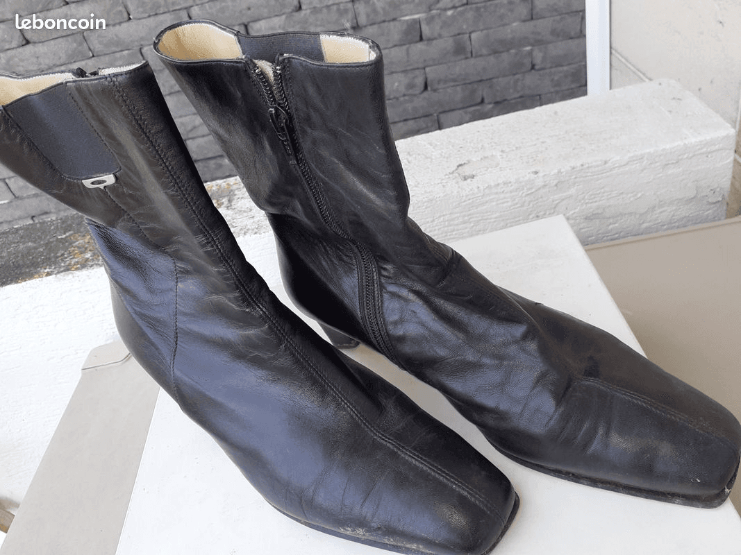 Botte Mi Mollet Femme - Photo 1