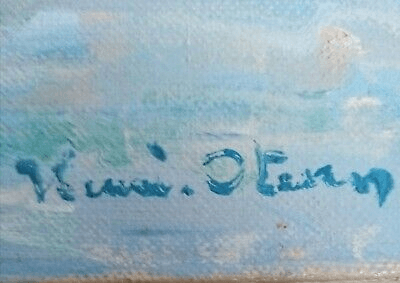 tableau ancien huile sur toile signé Henry Stenn