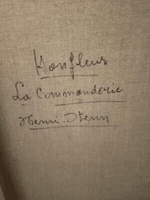 tableau ancien huile sur toile signé Henry Stenn - Photo 1