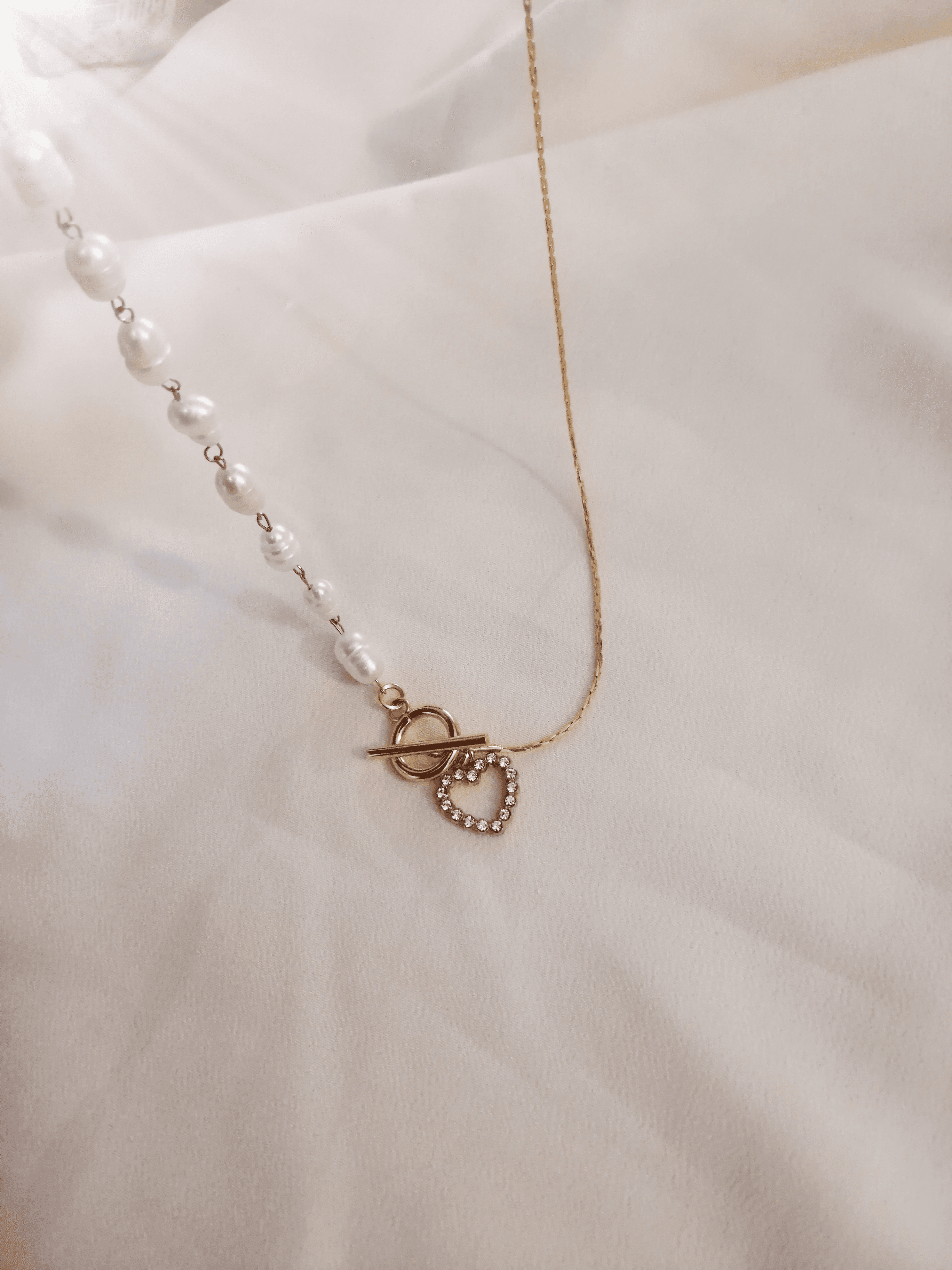 Collier perles d'eau douce - Photo 1