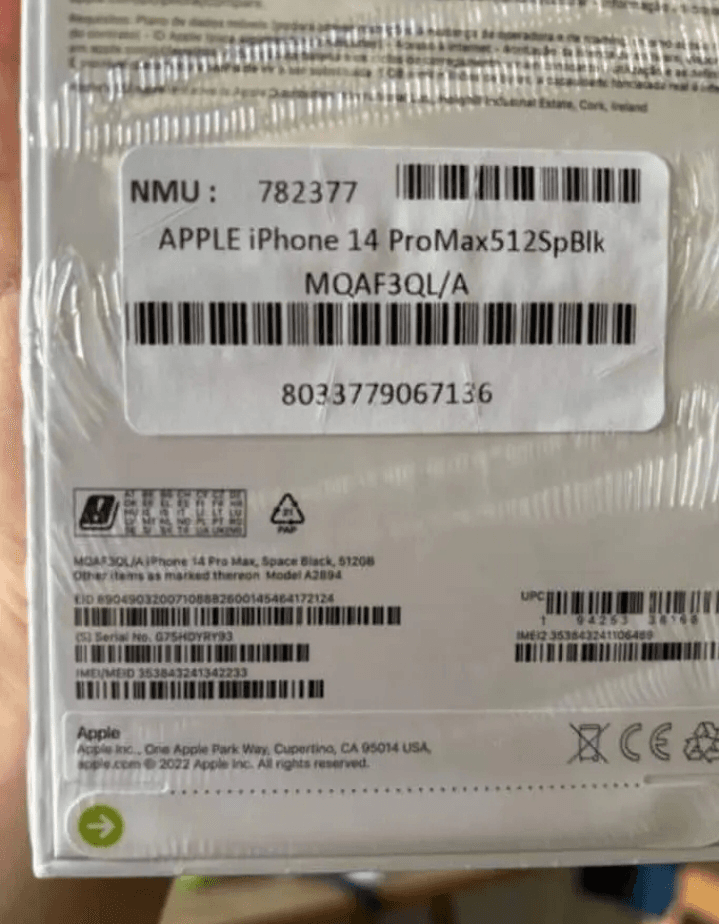 iphone 14 pro max 512 go - Photo 1