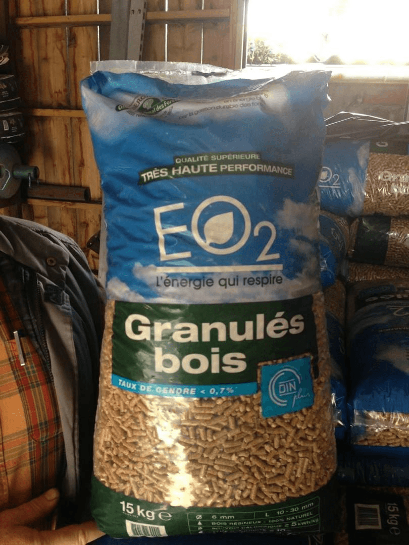 Palette de granulés certifiés DinPlus - Photo 1