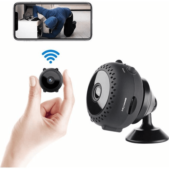 Mini caméra espion connecté a votre téléphone portable et peut être déplacée partout où vous êtes po - Photo 1