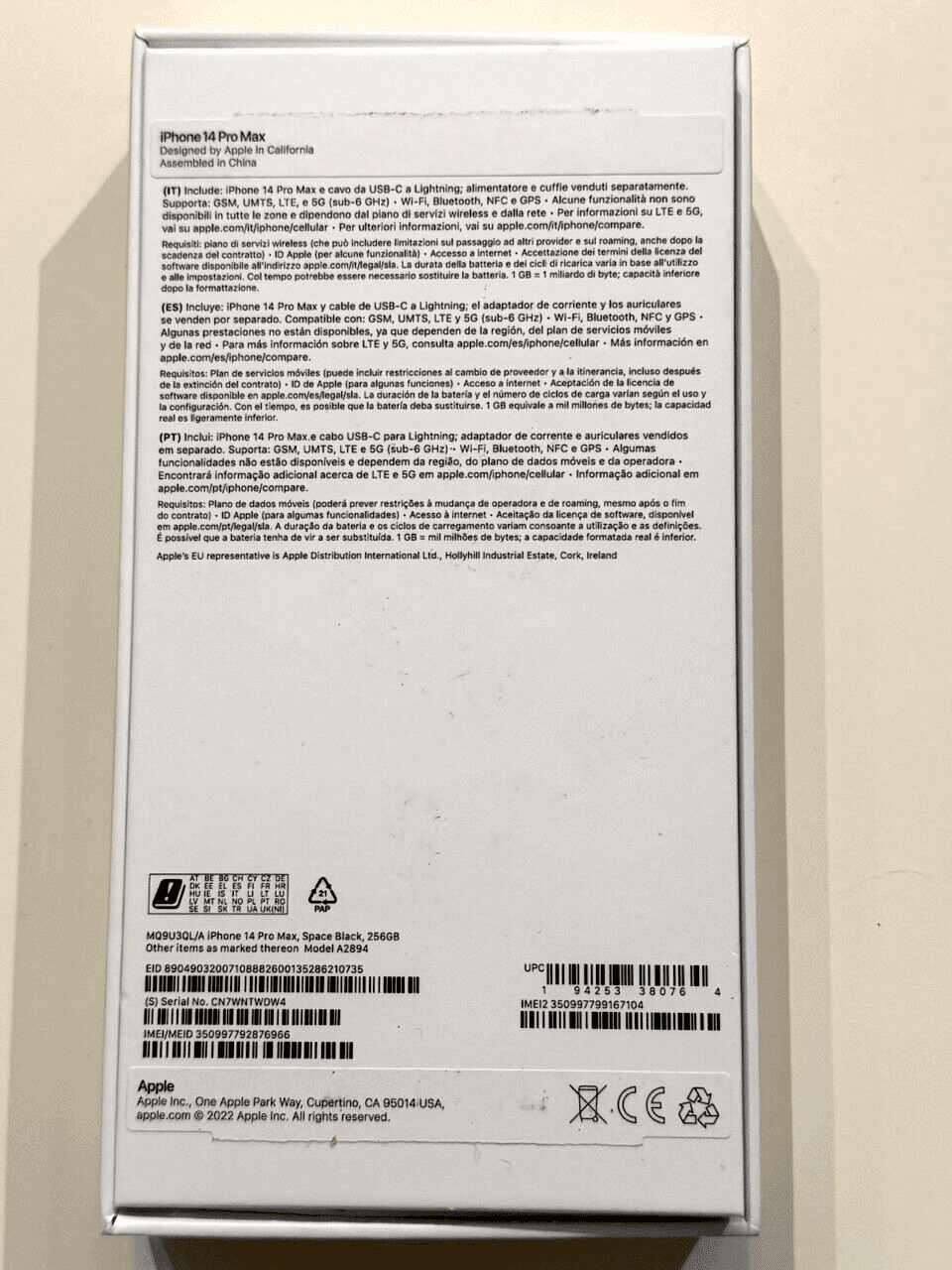 Apple iPhone 14pro max 512GB - Photo 1
