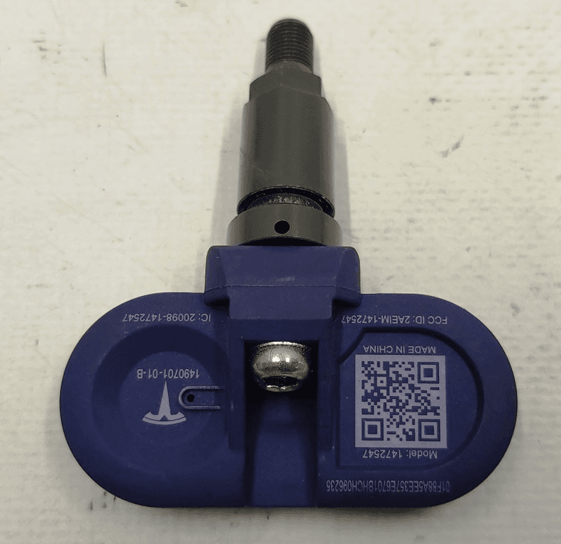 Capteur de pression des pneus TPMS 433 MHz (ARGENT AVEC BOUCHON ARGENT) Tesla 1490701-01-B - Photo 1