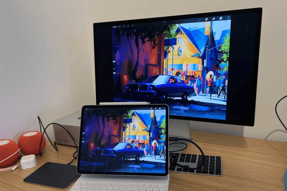 Apple - Studio Display - Verre nano-texturé - Support à inclinaison et hauteur réglables - Photo 1