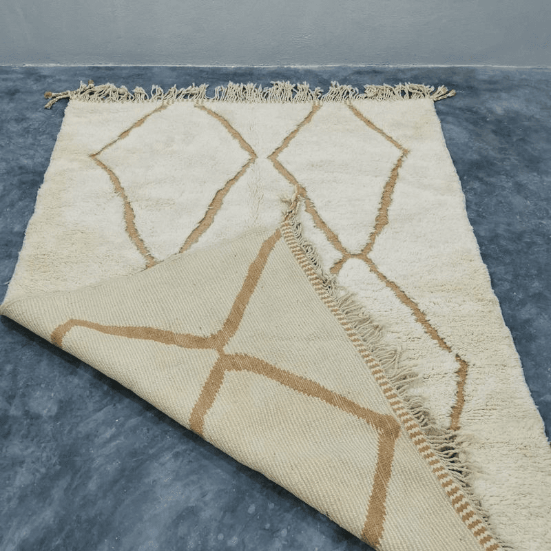 Tapis Blanc ,tapis bérbère ,tapis de laine authentique ,Tapis haute
qualité