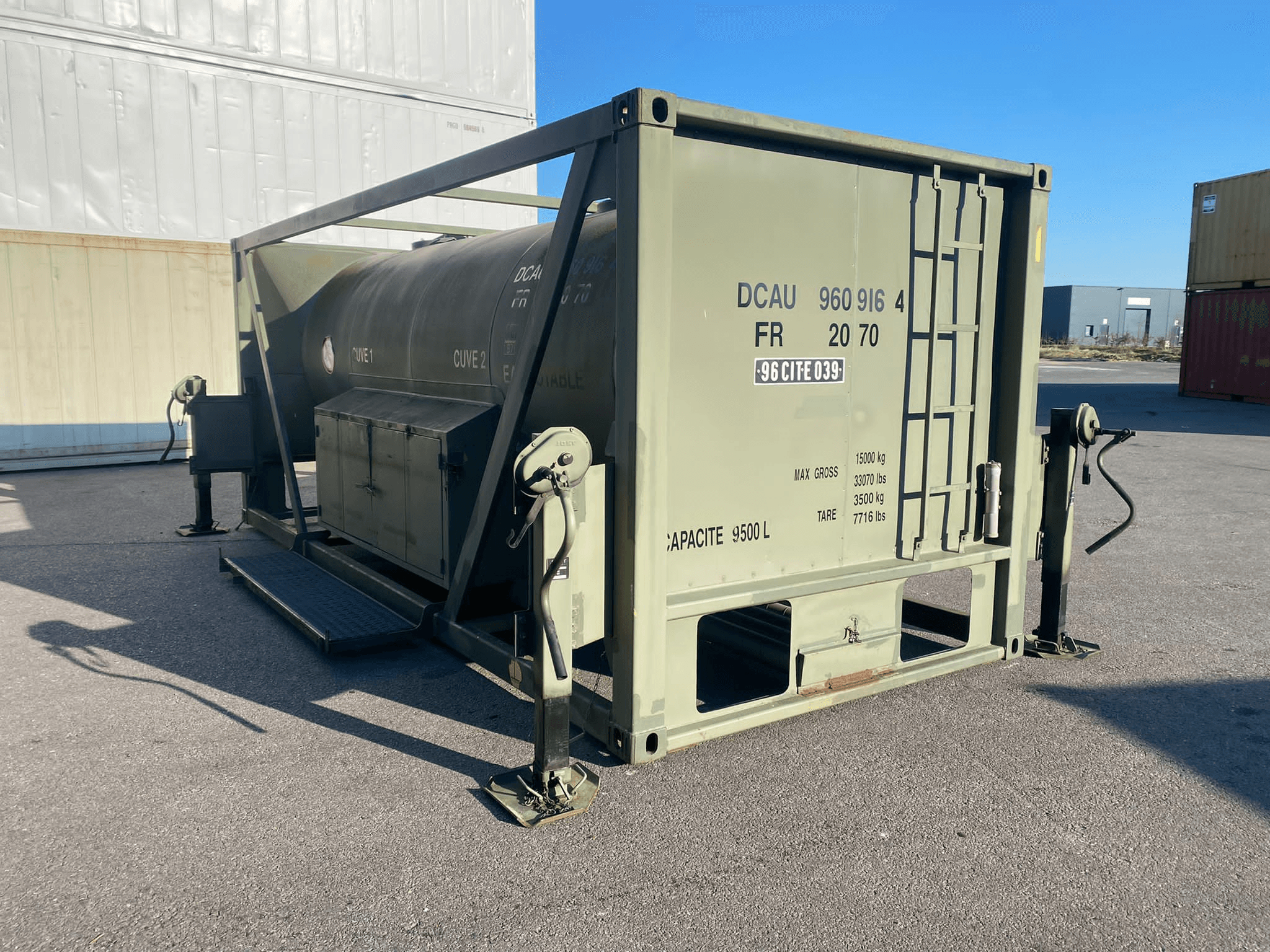 CONTAINER CITERNE POUR PRODUITS ALIMENTAIRE - 10 000L - Photo 1