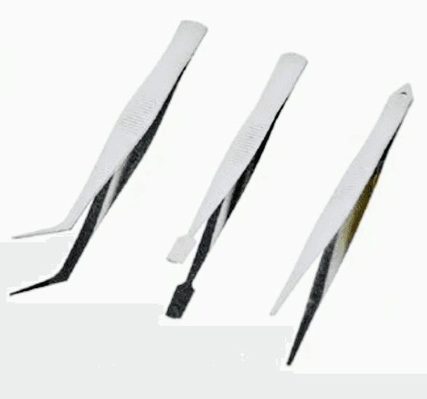 🔧 Lot de 3 Pinces de Précision – Fer – Haute Exactitude | Électronique, Modélisme, Réparation, Bric - Photo 1