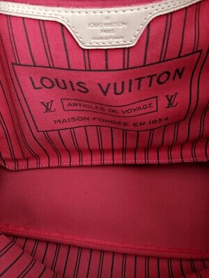 Sac Louis Vuitton Neverfull MM Monogramme Intérieur Rouge - Photo 1