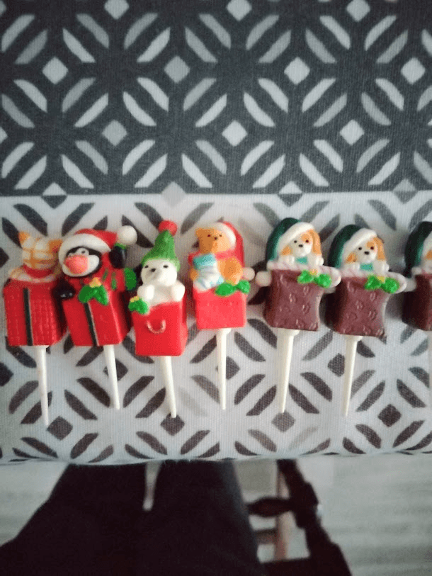 Lot de décorations pour bûche de Noël - Photo 1