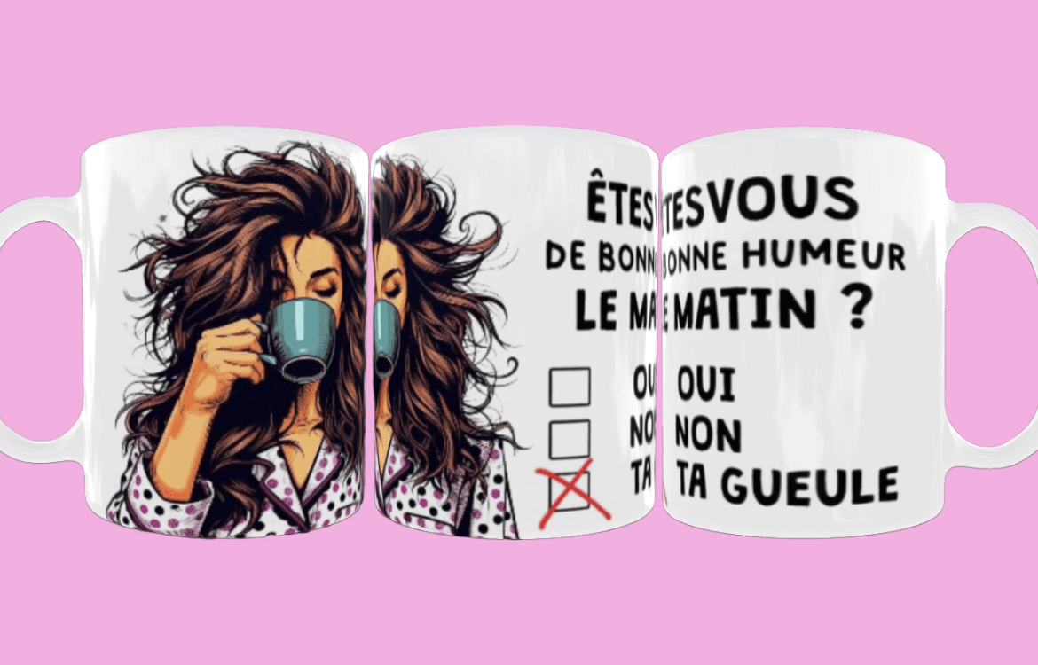 Tasse humoristique - Ajoutez du rire à votre quotidien - Photo 1