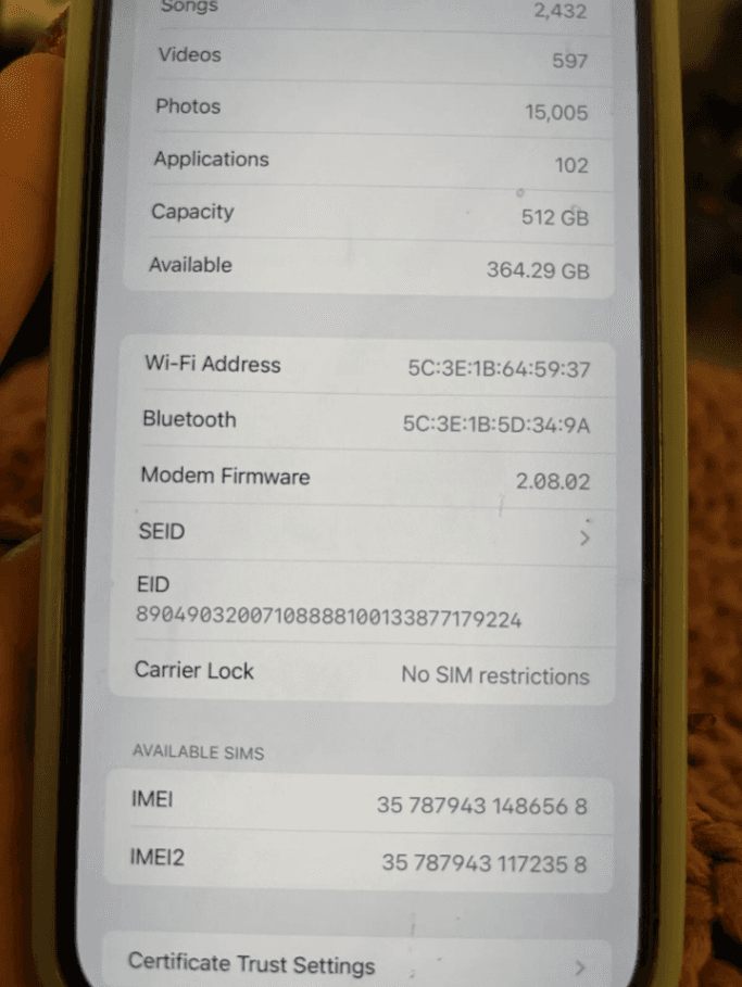 Vente de mon iphone 14 pro max - Photo 1