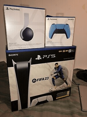 Sony PS5 Digital Edition Console - Blanc - Photo 1