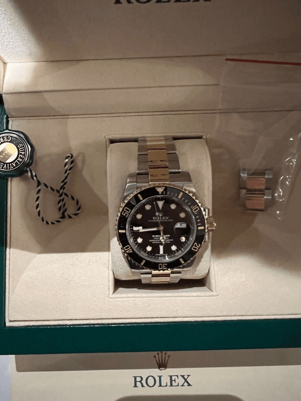 Rolex Submariner Date bicolore Ref. 116613LN Acier / Or jaune - Photo 1