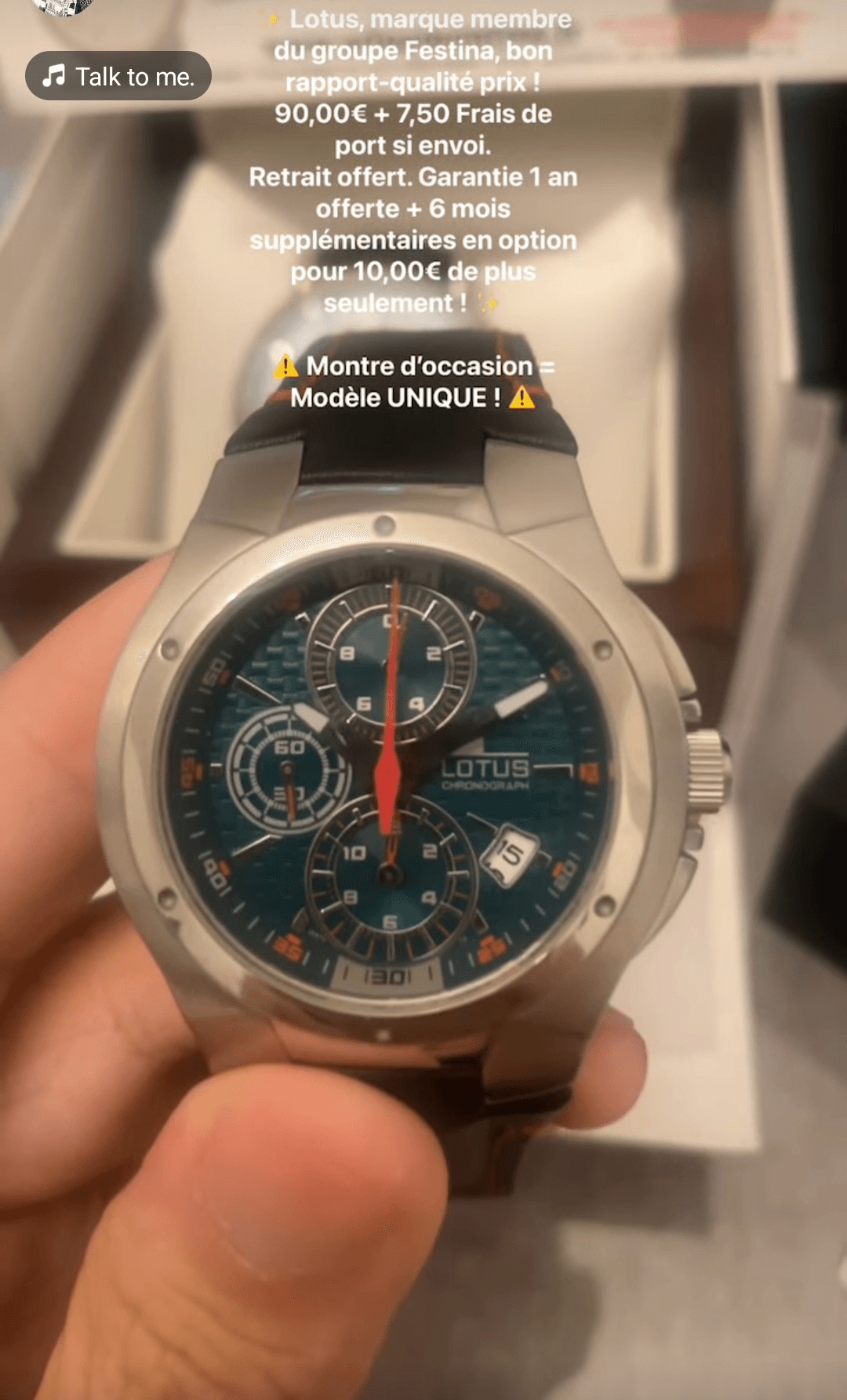 Montre LOTUS Chronograph pour Homme en bon état - Photo 1