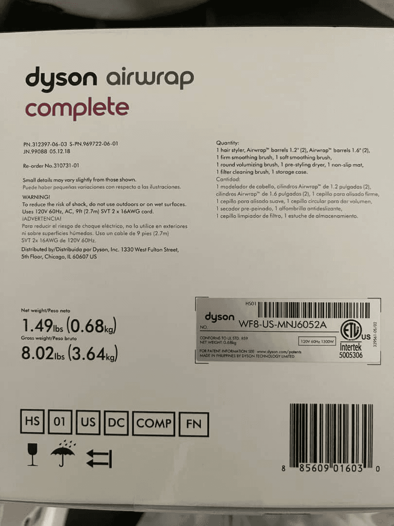 Dyson Airwrap Nickel and Fuchsia - Photo 1