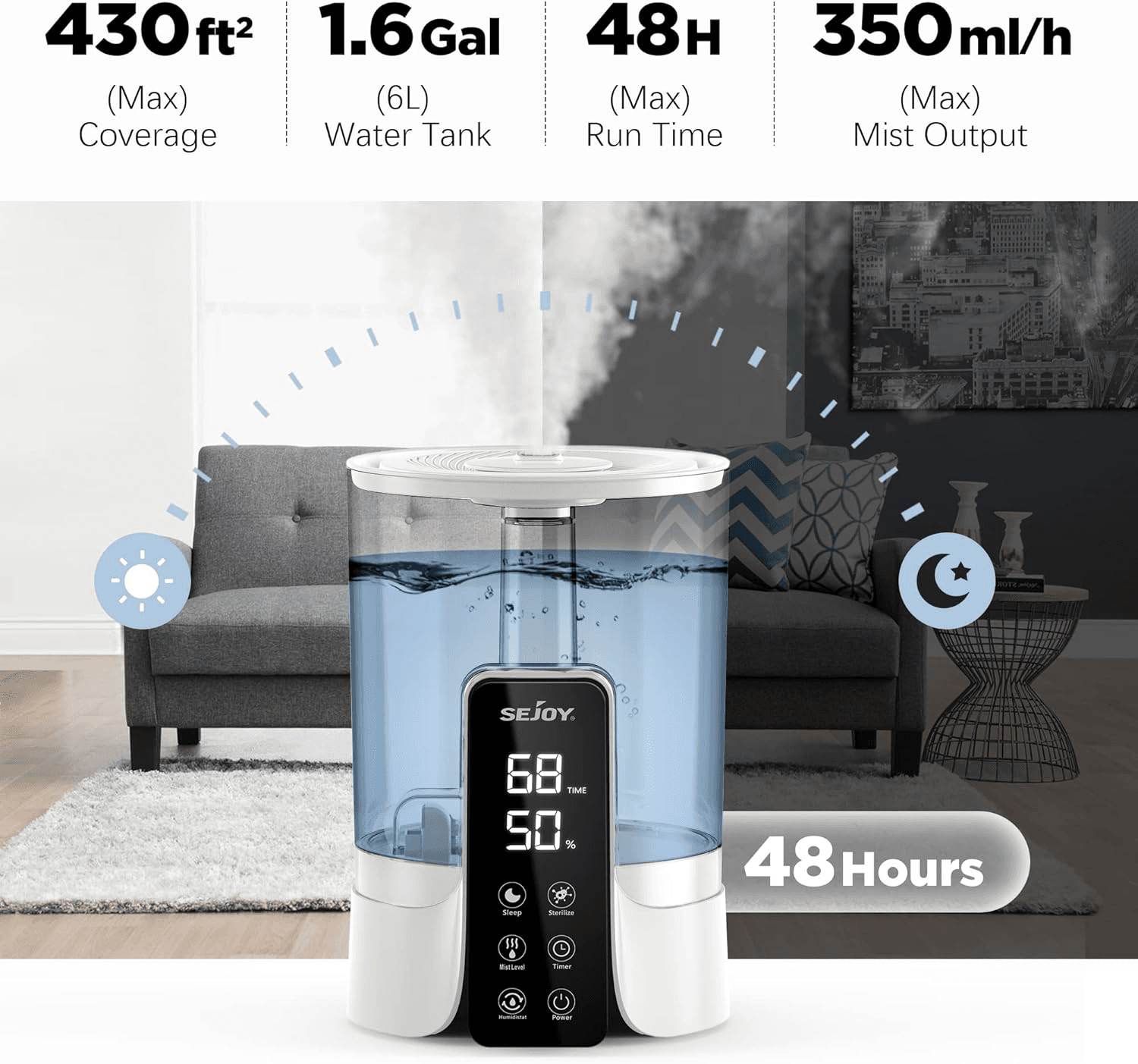 Humidificateur d'air pour maison - Photo 1