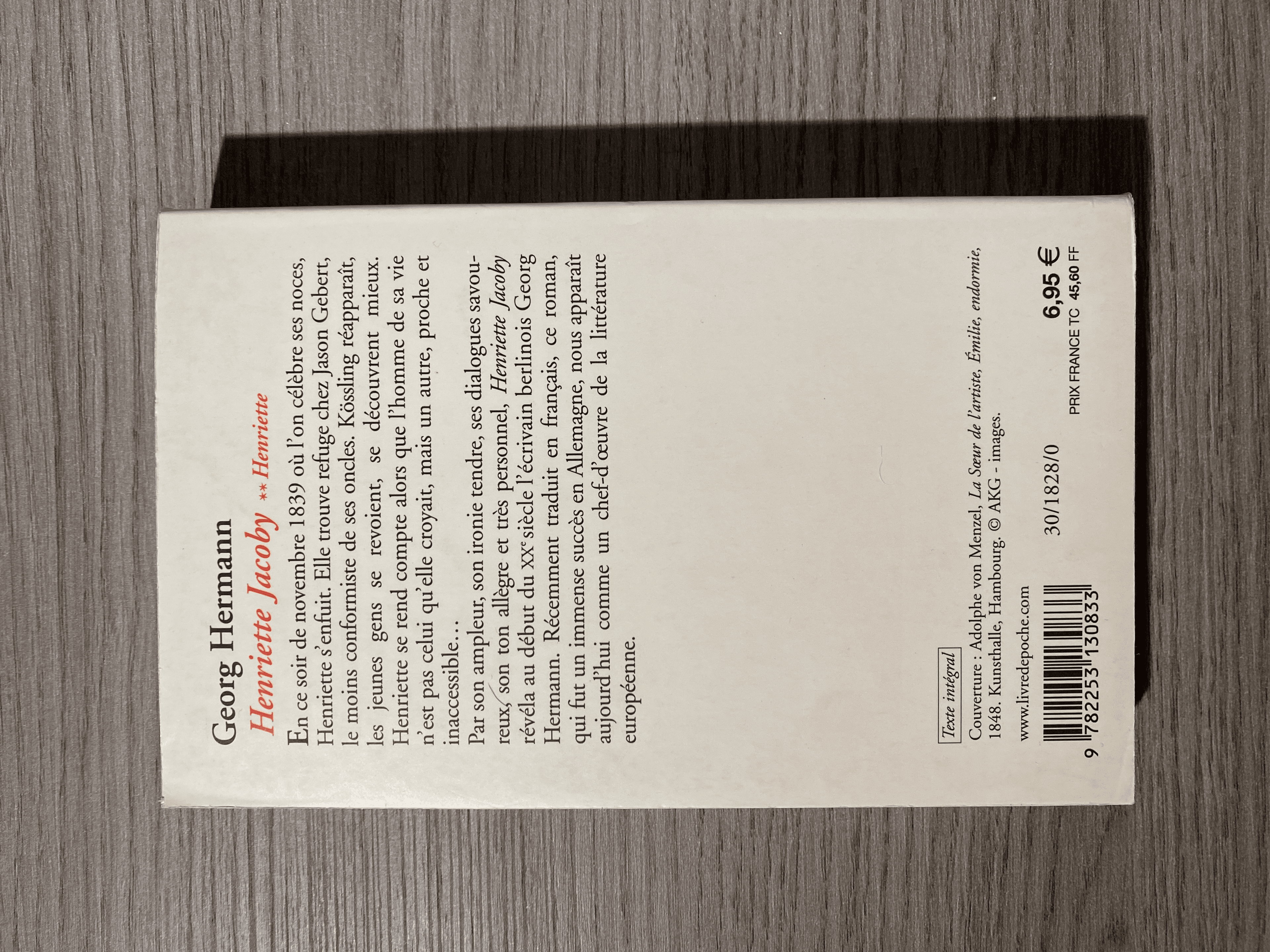 livre Georg Hermann Henriette Jacoby - Photo 1