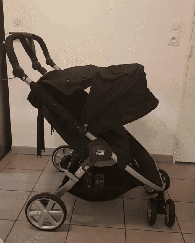 Poussette double B-argile Britax Romer - Photo 1