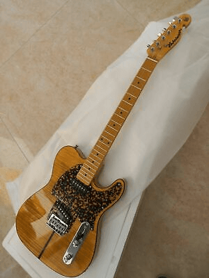 Guitare électrique chinoise Prince Hs Anderson & Hohner Madcat Mad Tele ambrée - Photo 1
