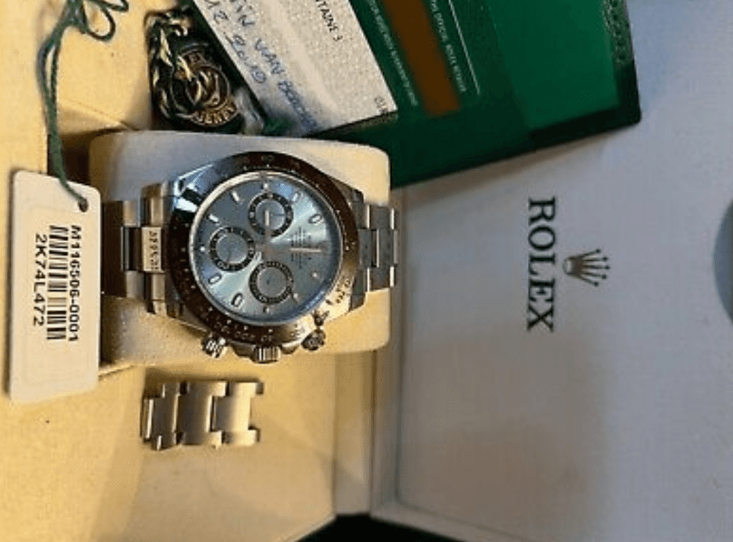 rolex daytona platinium iceblue - Photo 1