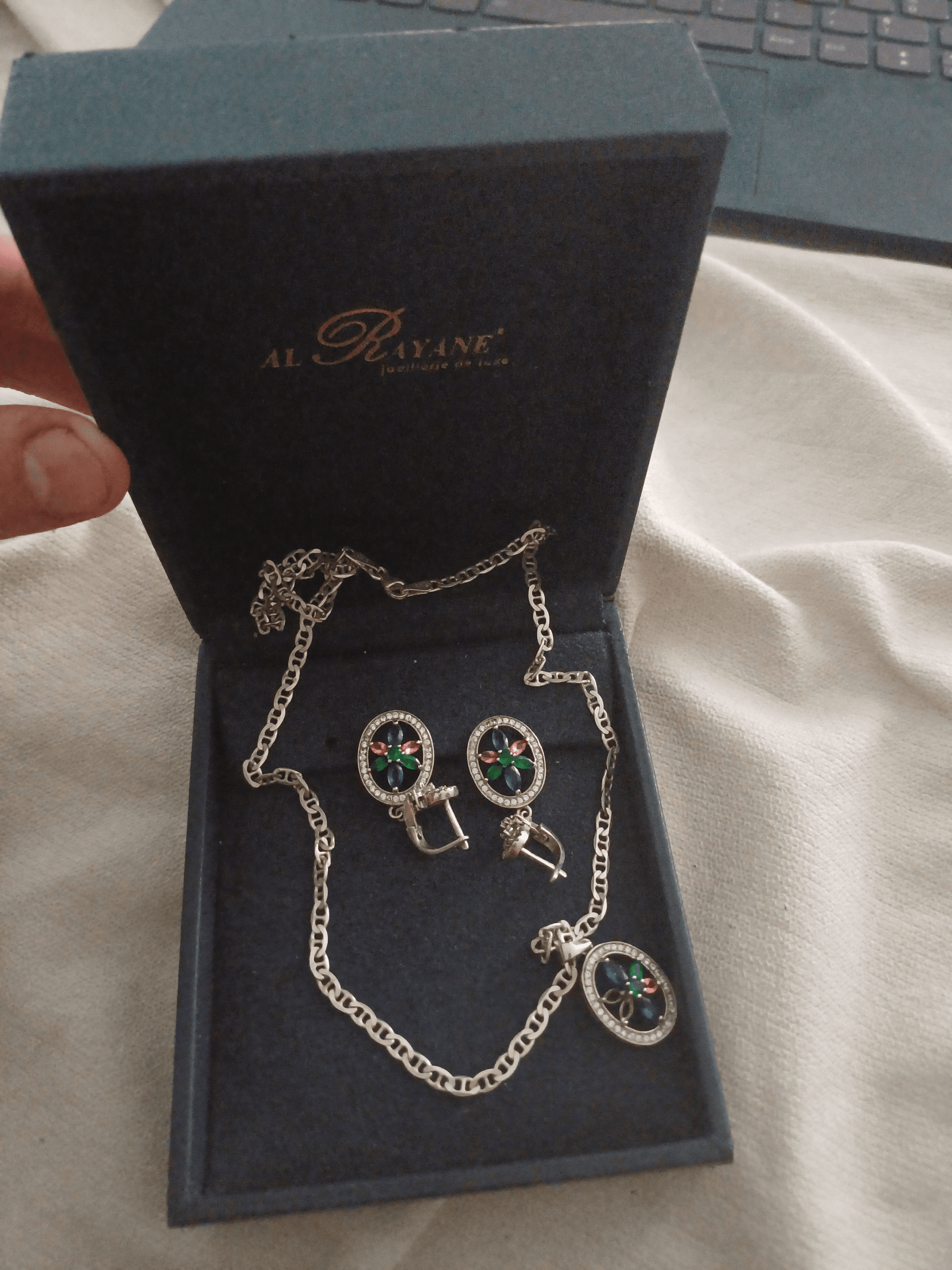 Boucles d’oreilles en argent Al Rayane - Bracelet offert