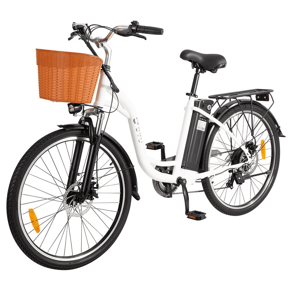 DYU C6 – vélo de ville électrique 26 pouces, moteur 350W, batterie 36V 12,5ah, vitesse Max 25 km/h, - Photo 1