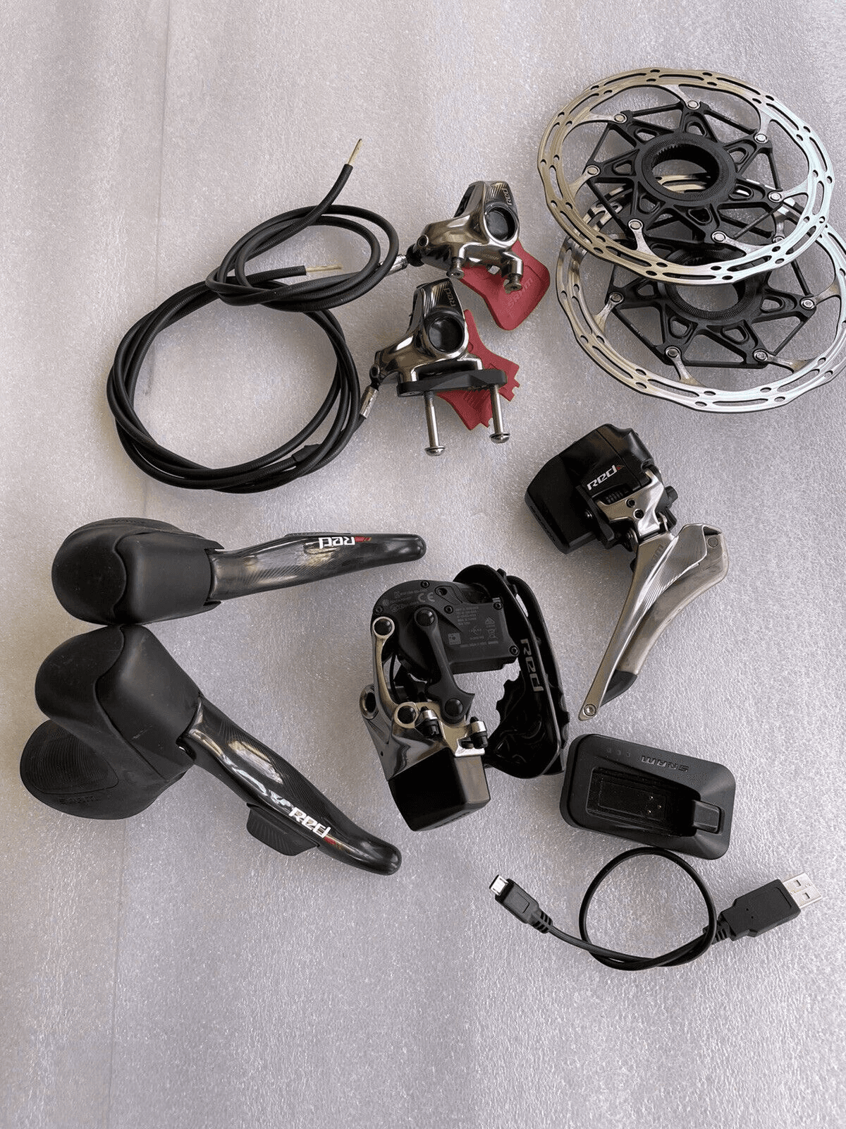 Ensemble SRAM RED ETAP ROAD MINI GROUP. Jante - Photo 1