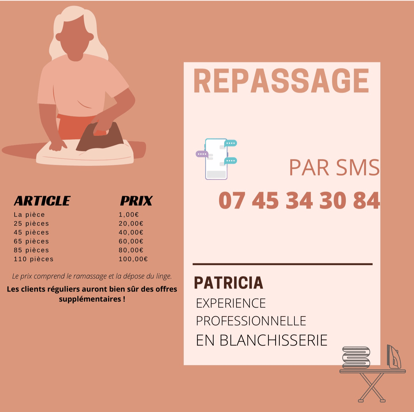 Repasser des vétements - Photo 1