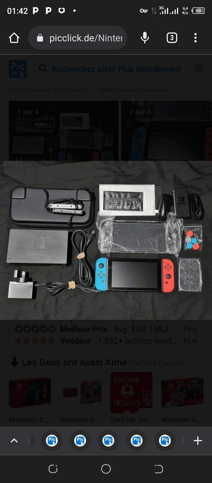 Vend de console portable Nintendo Switch - Photo 1