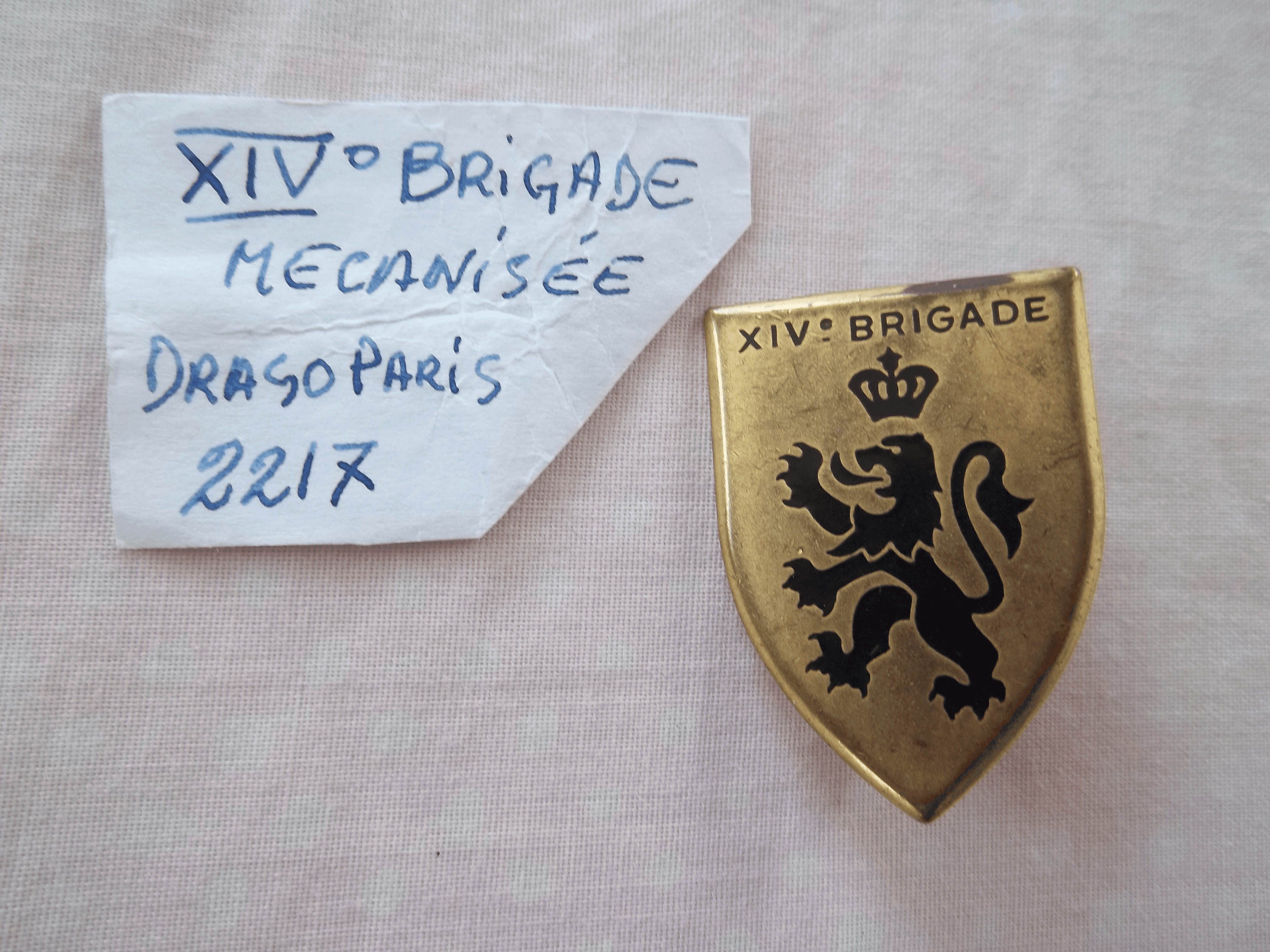 Insigne de la 14ème Brigade Mécanisée - Photo 1