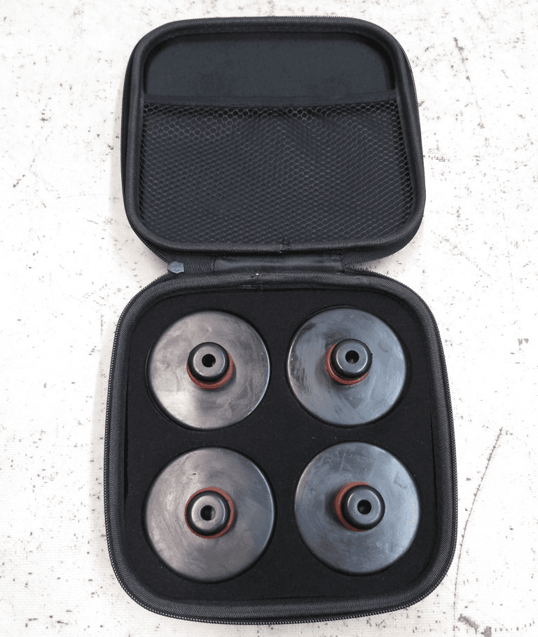 Jeu de 4 supports de cric de levage (Jack Pad) dans un étui Tesla tous modèles Jack Pad set AE - Photo 1