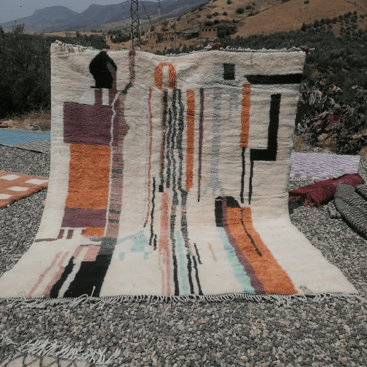 Tapis berbèr tapis berbèr marocain hand made - Photo 1