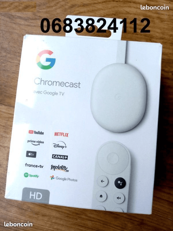 GOOGLE CHROMECAST avec Google TV Full HD Version 4 - Photo 1