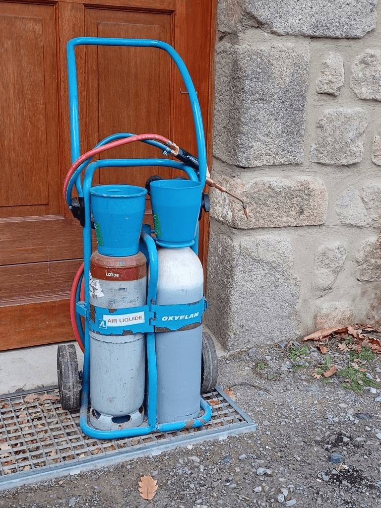 Poste à souder AIR LIQUIDE / OXYFLAM 1 m3 - Photo 1