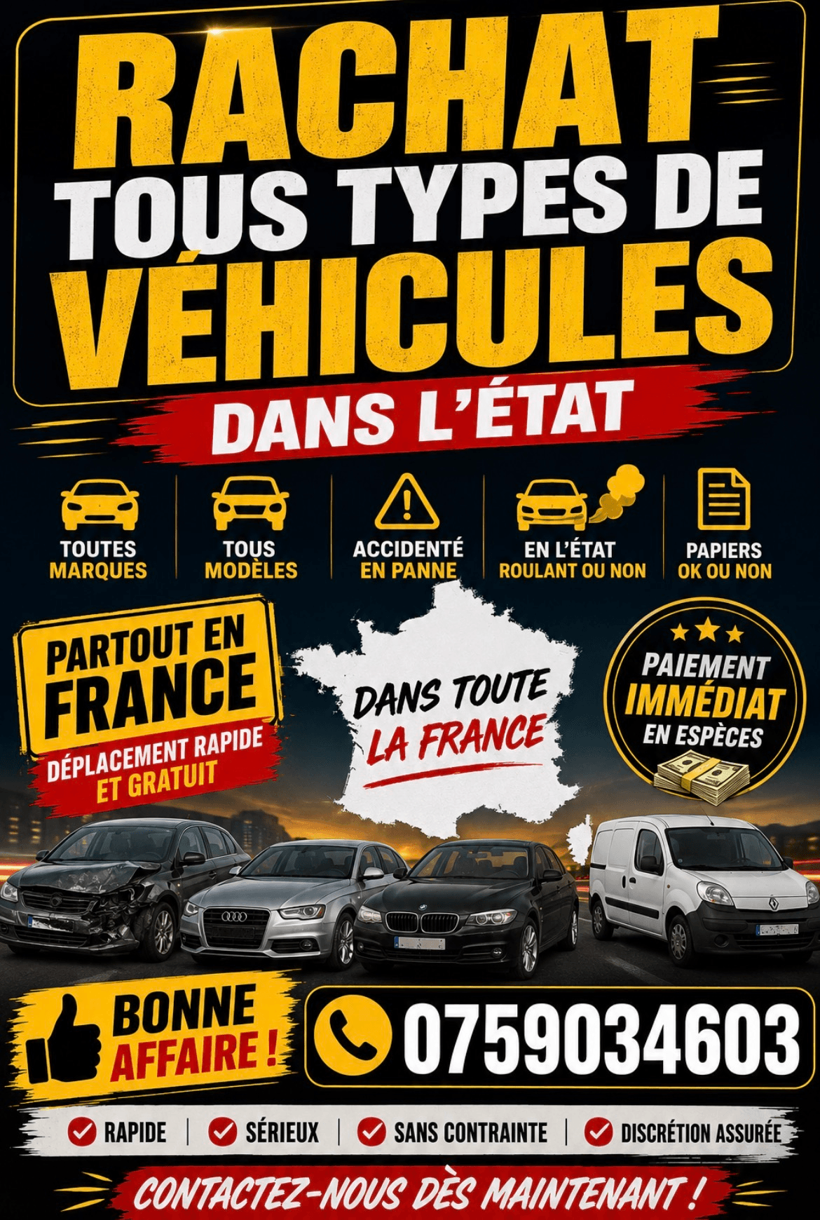 Rachat de tous types de véhicules