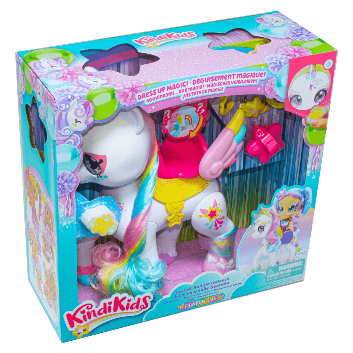 Kindi Kids Dress Up Magic Secret Selle Licorne Arc-en-ciel Étoile