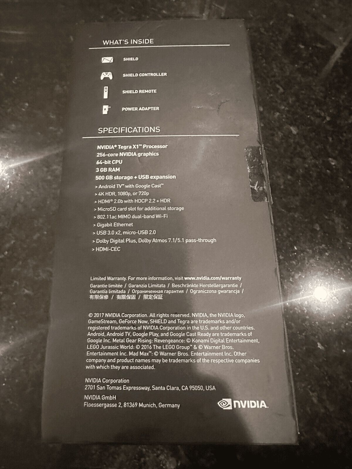 NVIDIA Shield Pro Digital 4K HD Media Streamer. - Photo 1